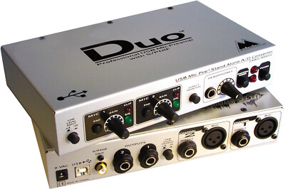 M-Audio Duo USB Stand Alone Audio Interface Preamp with S/PDIF