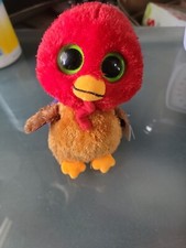 6” Ty Beanie Boo Thankful Turkey Plush with tag 