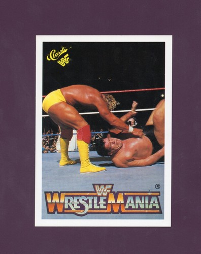 1990 Classic WWF Wrestlemania Hulk Hogan Andre the Giant #27 - 第 1/2 張圖片