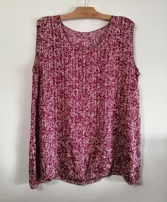 Bluse bordeaux Silbergarn Polyester bügelfrei Gr.44 (2505042)