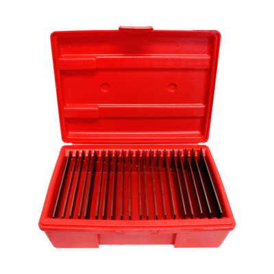 20 Pairs 1/32'' Ultra Thin Parallel 50 HRC Hardness 6'' Long 1/16'' Intervals 