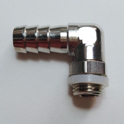 Hose ID 3/8'' Barb M14X1.5 Male Metric 90° Elbow Swivel Rotating Fitting M1096