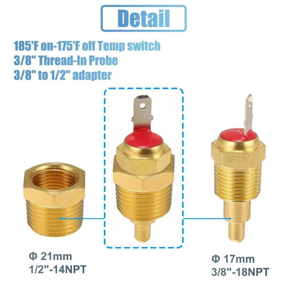 Kit de arnés de cables de ventilador de refrigeración eléctrico simple/doble Kit de relé de ventilador eléctrico Radiato Foto 4 de 4