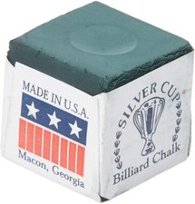 Silver Cup Billiard Chalk - 6 pack Spruce 