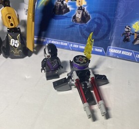 LEGO Ninjago 70723 Thunder Raider w/ Instructions 2 Minifigs No Box INCOMPLETE
