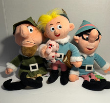 CVS Large 14" Rudolph Red Nosed Reindeer Island of Misfit Toys set of 3