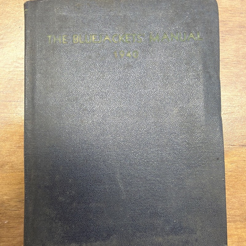 Vintage WW2 Era The Bluejackets' Manual US Navy (1940)