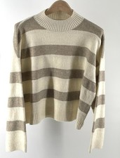 Vero Moda Women s Striped Sweater Neutral Bei...