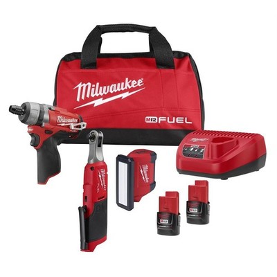 Milwaukee 2401-23B M12 Fuel 3 Piece Combo Kit  Brand New w/Warranty!