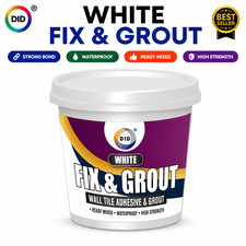 500g Fix & Grout Bucket Ready Mixed Tile Adhesive Grout Ceramic Wall Tile Filler