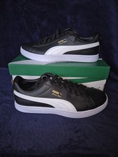 Puma Court Star SL Trainers, Black/White UK Men’s Size 9 Fully Boxed 38467603