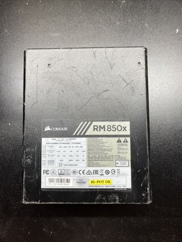 Alimentation entièrement modulaire Corsair CP-9020180-NA RM850x 850 W 80 PLUS certifié or