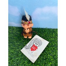 Vintage 1982 ITI Hawaii Lucky Troll Doll Native American Theme with Tag Korea