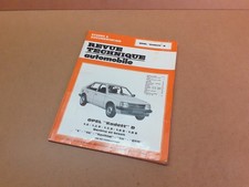 Revue technique Opel KADETT