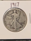 1917 WALKING LIBERTY SILVER HALF DOLLAR I