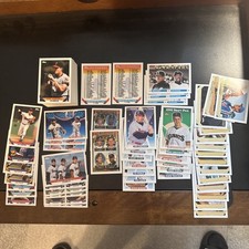 1993 Topps Baseball Cards lot of 145 cards NM cond. Ryan,Brett,Edmunds, Alou