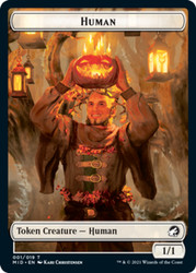 Human Token 001/019 Innistrad: Midnight Hunt