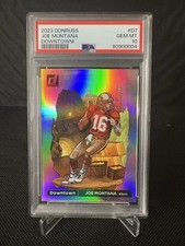 2023 Donruss Football JOE MONTANA Downtown #D7 49ers PSA 10