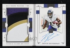 2020 Panini National Treasures 92/99 Devin Duvernay #RJB-DD Auto 05r1