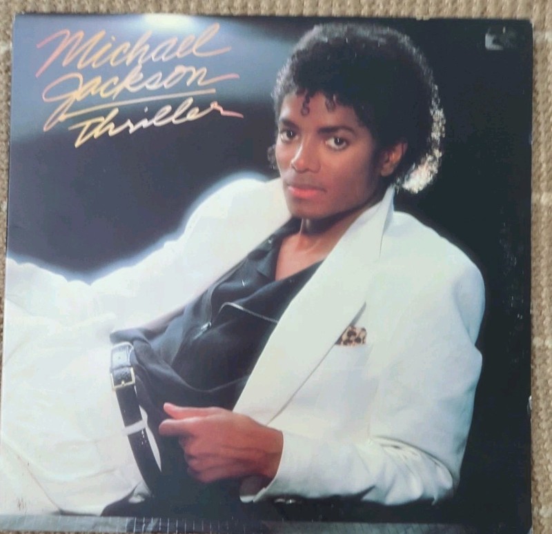 Michael Jackson Thriller (1982) First Press, Lyric Sleeve QE-38112