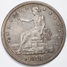 1878-S Silver Trade Dollar San Francisco Mint VF/XF