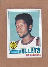 1977-78 TOPPS BASKETBALL WHITE BACK BOB DANDRIDGE #25 BULLETS NM *A46585