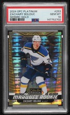 2024-25 O-Pee-Chee Platinum Seismic Gold 25/50 Zachary Bolduc PSA 10 GEM MT uj7