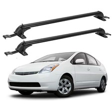 Lockable Cross Bars Roof Rack for Toyota Prius XW20 2004 2009 Black Anti Theft