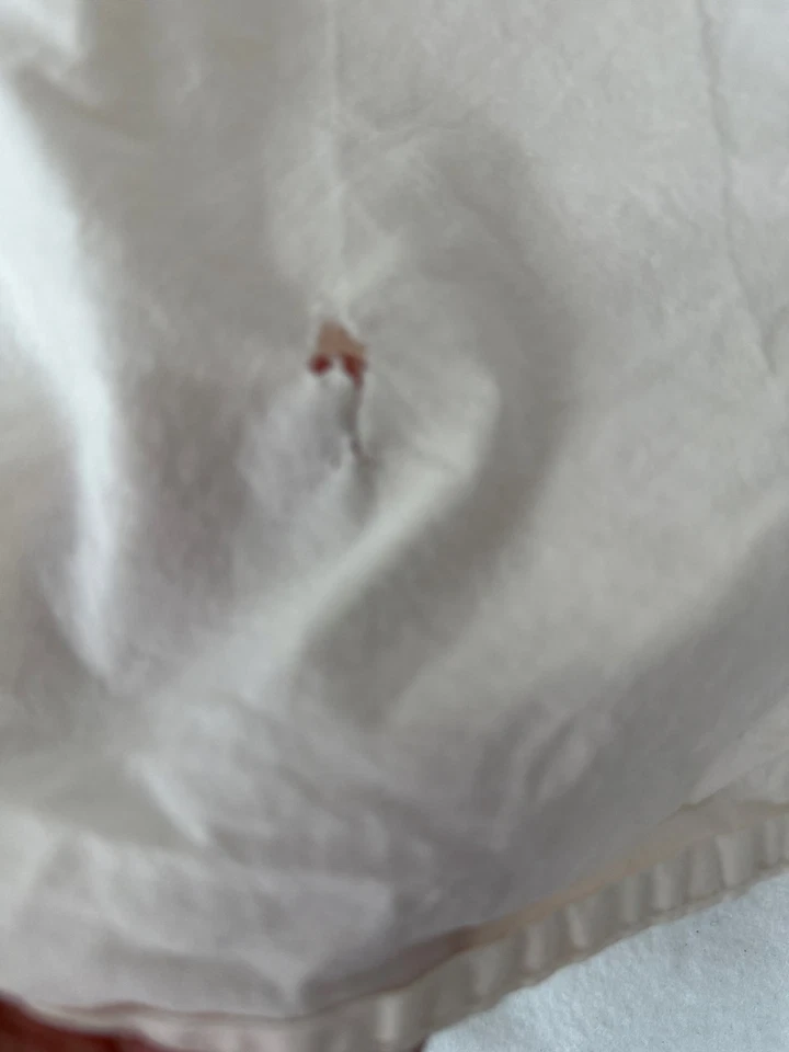 SIMPLY SHABBY CHIC Rosa Claro 15" ESQUINA DIVIDIDA Mezcla Algodón 55 x 80 COMPLETO Foto 2 de 4