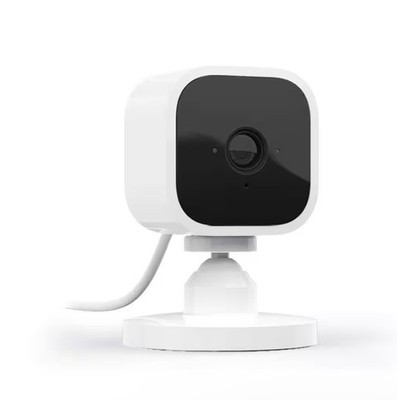 Blink Mini Compact indoor plug-in smart security camera 1080p HD, New/Sealed