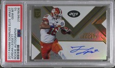 2017 Donruss Elite Rookie 92/299 Jordan Leggett #RA37 PSA 10 GEM MT Auto g6p