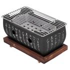 1 Mini Portable BBQ Grill Lightweight Aluminium Alloy For Home Kitchen