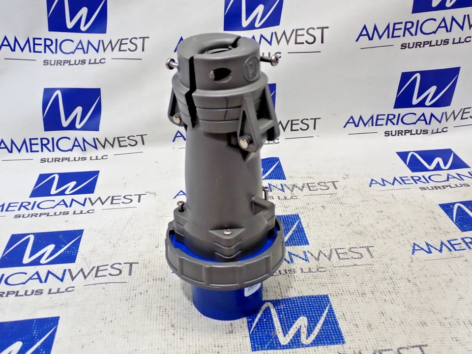 Pass & Seymour PS460P9-W Pin & Sleeve Watertight plug 60Amp 3PH 250V 3P 4W - Image 4 of 4