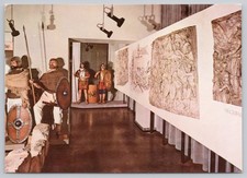 Bucharest Central Military Museum Romania Daco-Roman Wars Exhibit Postcard