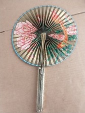 Vintage Midget Foldaway Fan 104 Made In Hong Kong