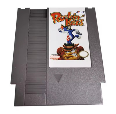Atlus Rockin' Kats Nintendo NES Nintendo Entertainment System Game Cartridge