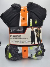 Spyder Brand Two Piece Snowsuit For Toddlers Size 2T, NEW