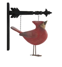 K&K Interiors Arrow Replacement Decorative Hanging Sign, Red