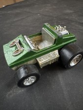 Vintage Tootsietoy Mud Cat ATV Vehicle Metal Green 66256 Made In USA Toy Vehicle