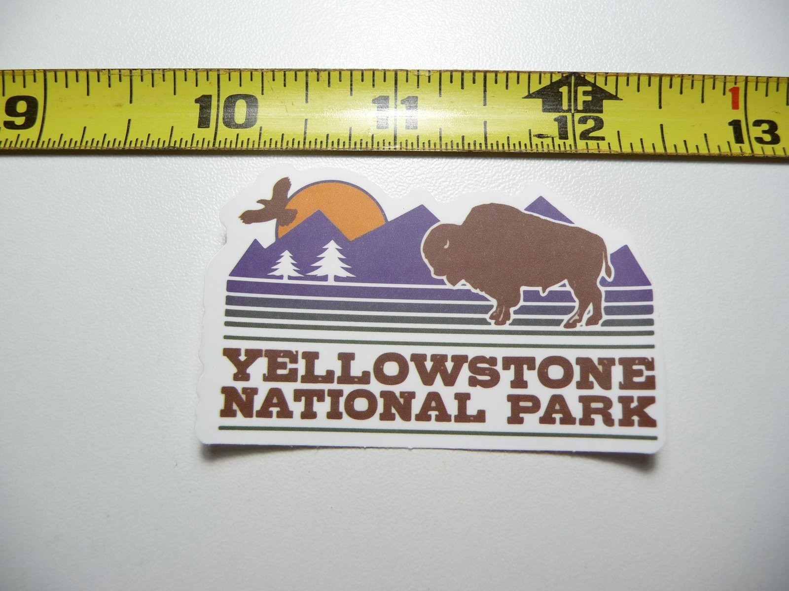 Yellowstone National Park Wyoming Hiking Camping Outdoor Decal Sticker #8  