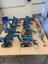 Makeblock mBot Ultimate 2.0 Robot LOT 10 MegaPi Bluetooth STEM Parts AS-IS