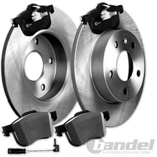 BREMSSCHEIBEN + BELÄGE HINTEN für MERCEDES C-KLASSE W203 CLK W209 SLK R171