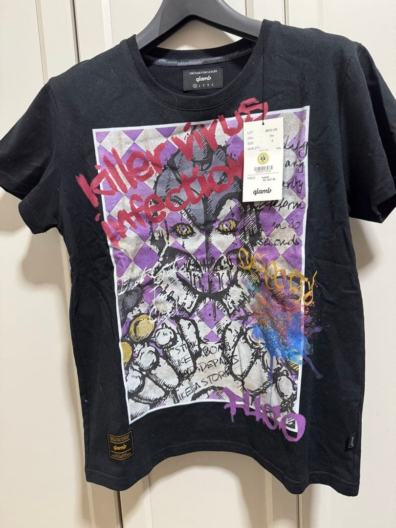 glamb x JOJO Steel Ball Run Purple Haze T-Shirt Size S New | eBay
