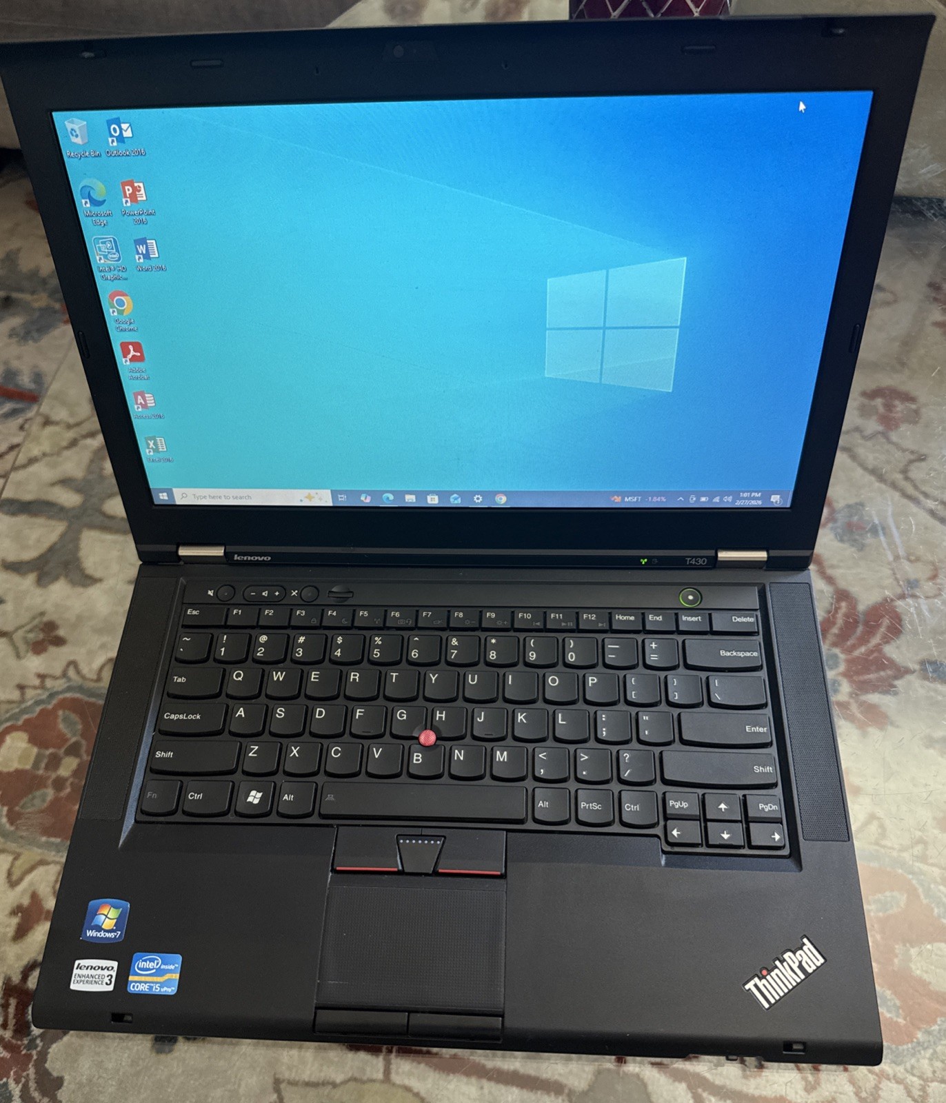 Lenovo ThinkPad T430, 14-Inch Laptop, with Intel Core i5, 500 GB HDD (Hard Disk Drive), Windows 10 Home