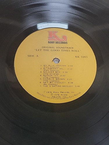 Let The Good Times Roll Soundtrack Various Artists 33RPM Kory Records 1976 - Picture 6 of 9