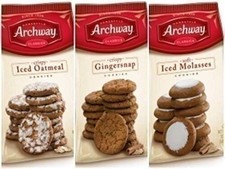 Mélasse glacée douce, 12 oz. Sieste croustillante au gingembre, 12 oz. & Farine d'avoine glacée croustillante,...
