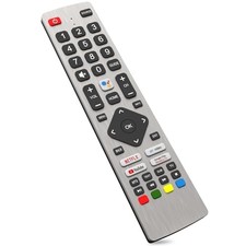 FOXRMT Télécommande pour Sharp Aquos TV, Remplacement Telecommande Sharp TV S...