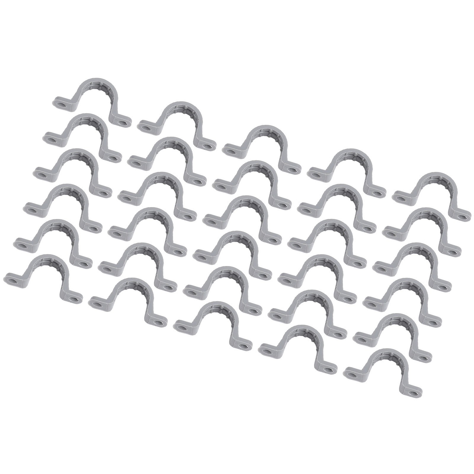 °U Bracket Pipe Clamp 2 Holes 30Pcs Electrical Conduit Clamp For Refrigeration