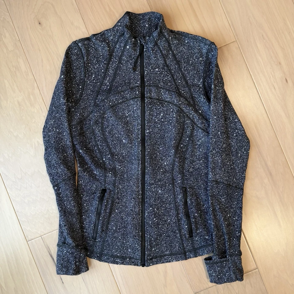 Куртка Lululemon Define Jacket 8 черная на молнии для тренировок досуга йоги бега - Изображение 2 из 4