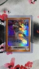 Topps Chrome Orange Refractor /25 Rylan Bannon #AC-RB Autograph Rookie